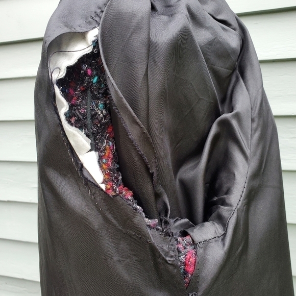 Vintage 80s Retro 3M Thinsulate Wool Acadamia Tartan Plaid Outlander Trench Coat - Picture 5 of 9